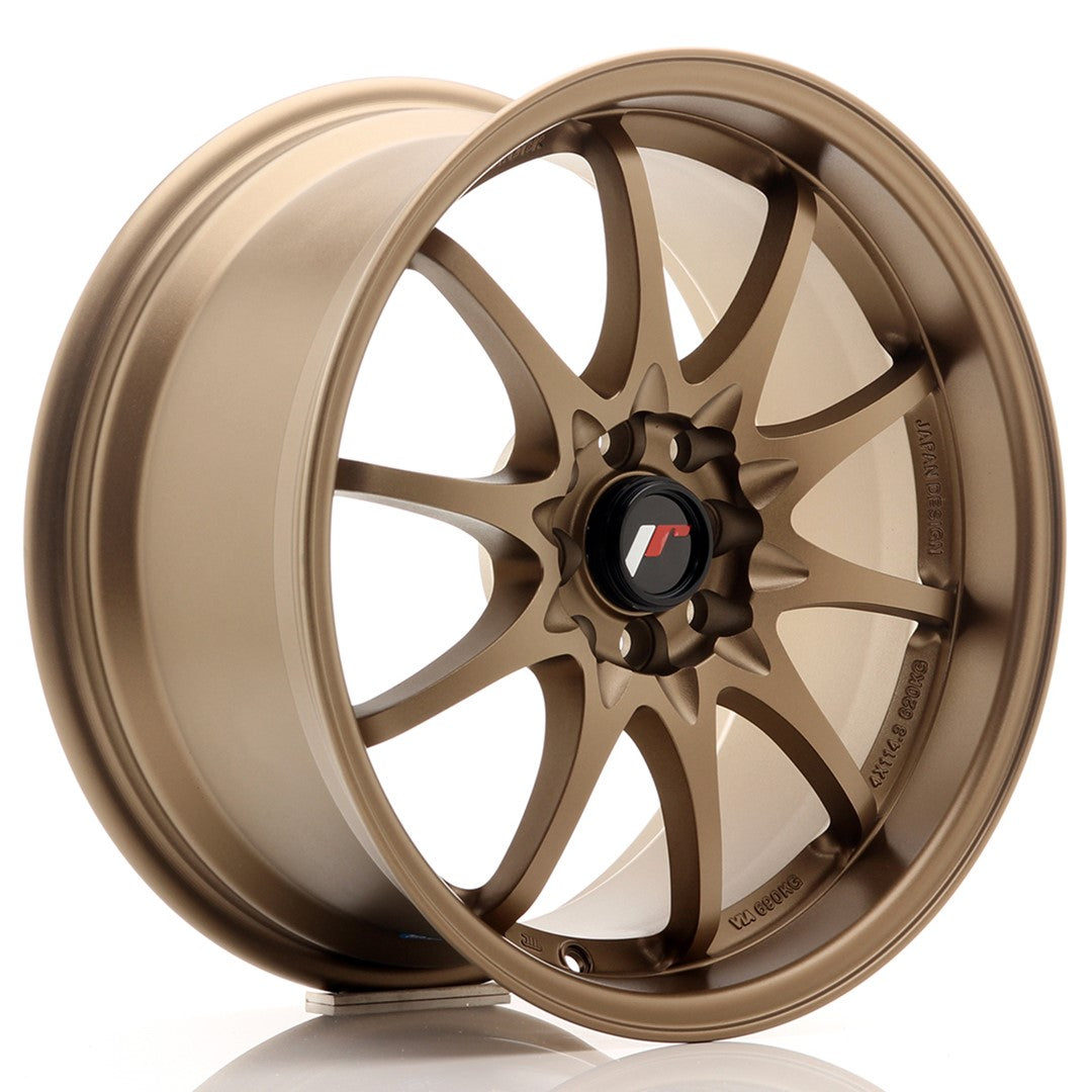 Jante Japan Racing JR5 R17 8.5J ET35 Bronz Anodizat Inchis - PCD Configurabil