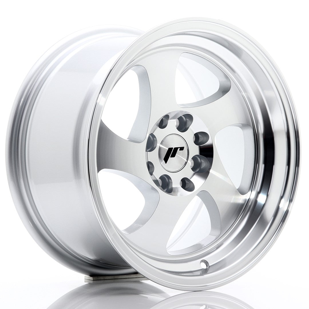 Jante Japan Racing JR15 R15 8J ET20 Argintiu cu Fata CNC - PCD Configurabil