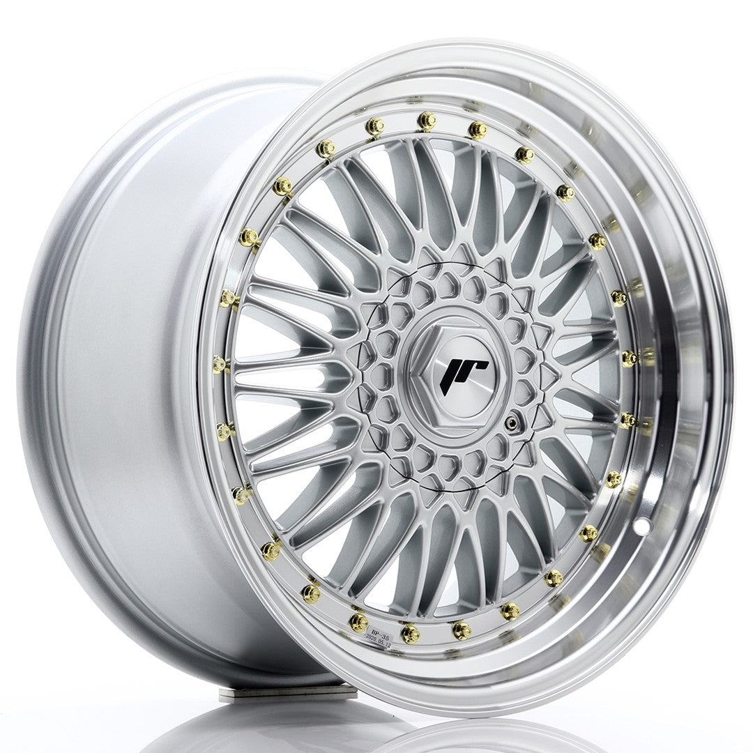 Jante Japan Racing JR9 R18 9J ET35 Argintiu cu Buze CNC - PCD Configurabil