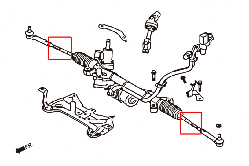 Bara de directie durificata Hardrace pentru Subaru Forester / Impreza - 7797