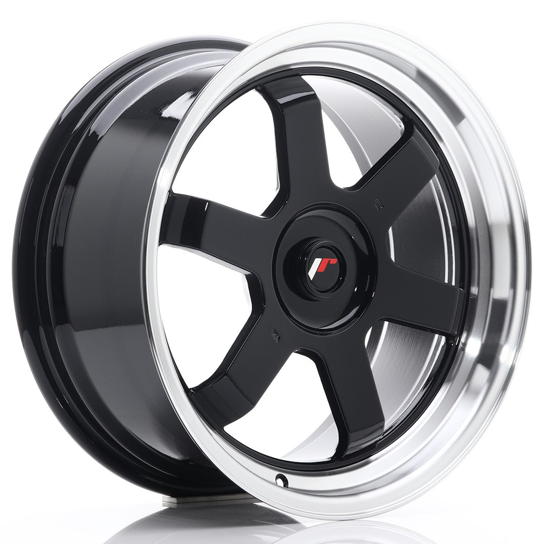 Jante Japan Racing JR12 R17 8J ET35 Negru Lucios - PCD Configurabil