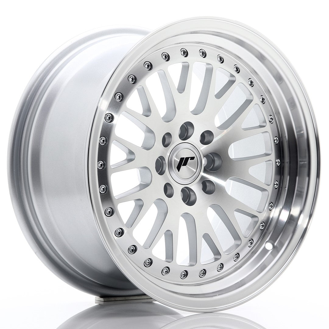 Jante Japan Racing JR10 R16 8J ET20 Argintiu cu Fata CNC - PCD Configurabil