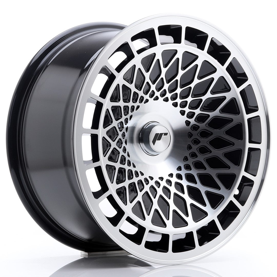Jante Japan Racing JR14 R17 8.5J ET15 Negru Lucios cu Fata CNC - PCD Configurabil