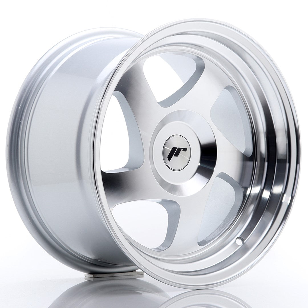 Jante Japan Racing JR15 R16 9J ET20 Argintiu cu Fata CNC - PCD Configurabil