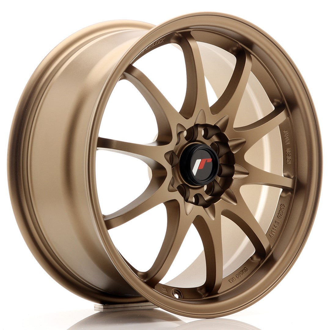 Jante Japan Racing JR5 R17 7.5J ET35 Bronz Anodizat Inchis - PCD Configurabil