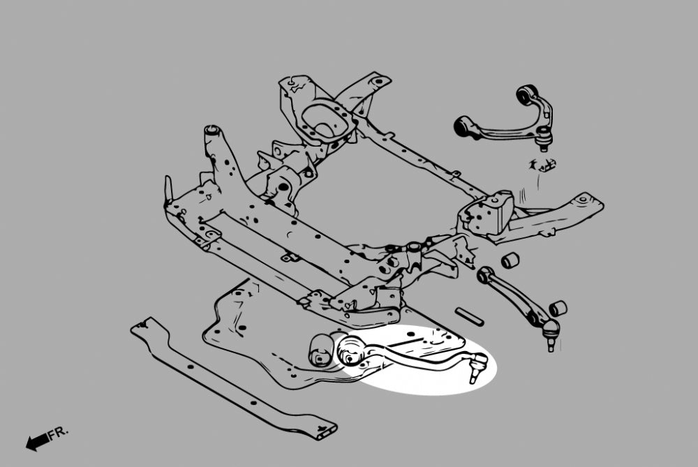 Brat suspensie inferior fata Hardrace pentru BMW X5 / X6 - Q0739