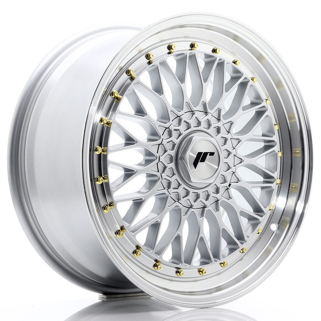 Jante Japan Racing JR9 R19 8.5J ET35 Argintiu cu Buze CNC - PCD Configurabil