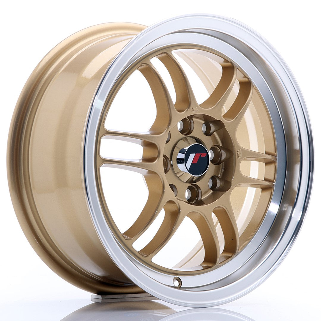 Jante Japan Racing JR7 R15 7J ET38 Auriu cu Buze CNC - PCD Configurabil