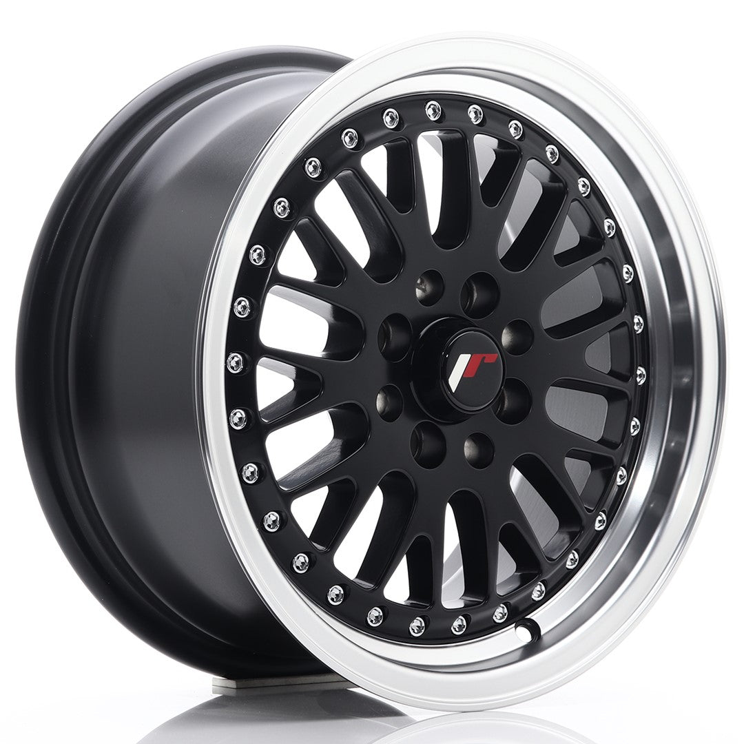 Jante Japan Racing JR10 R15 7J ET30 Negru Mat cu Buze CNC - PCD Configurabil