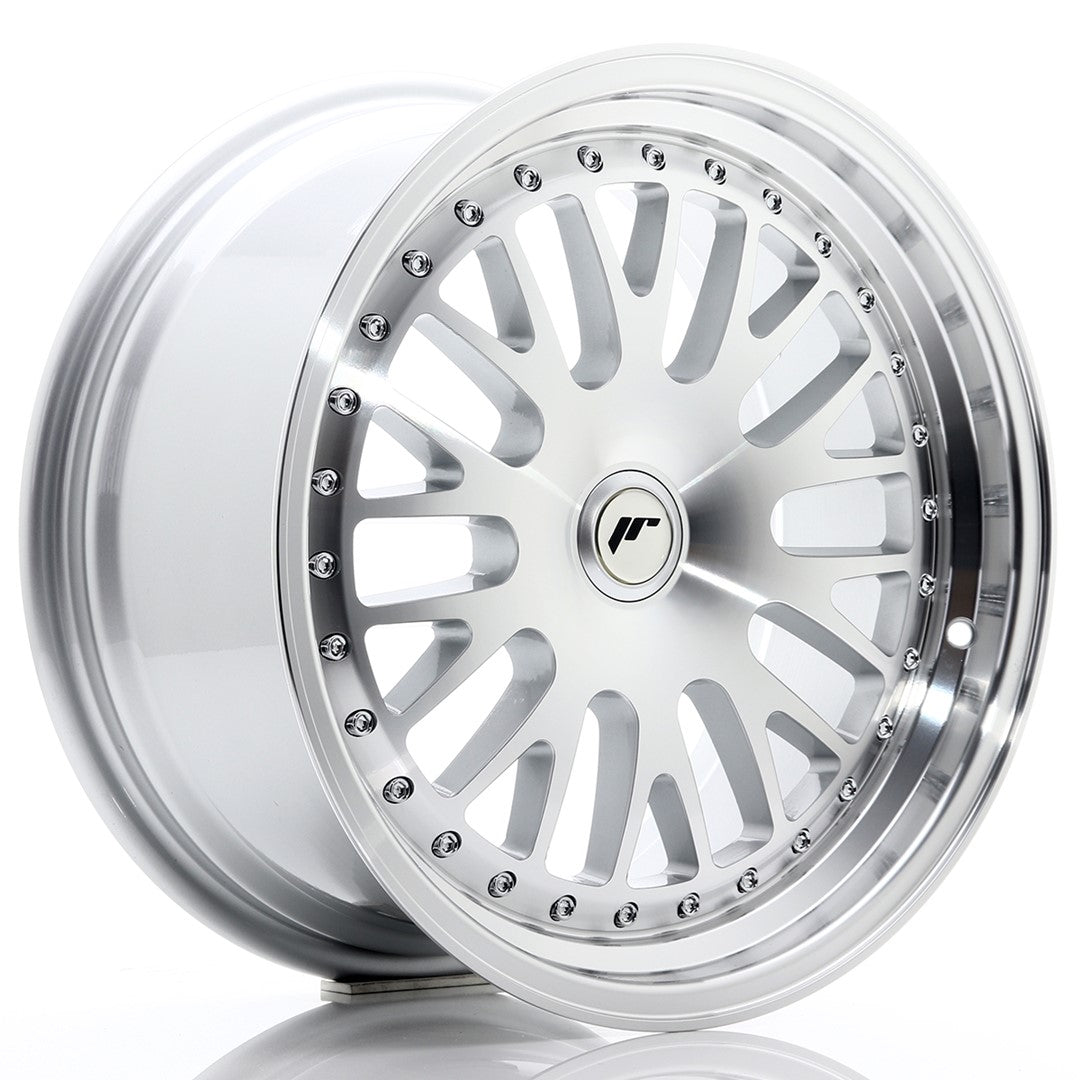 Jante Japan Racing JR10 R17 8J ET35 Argintiu cu Fata CNC - PCD Configurabil