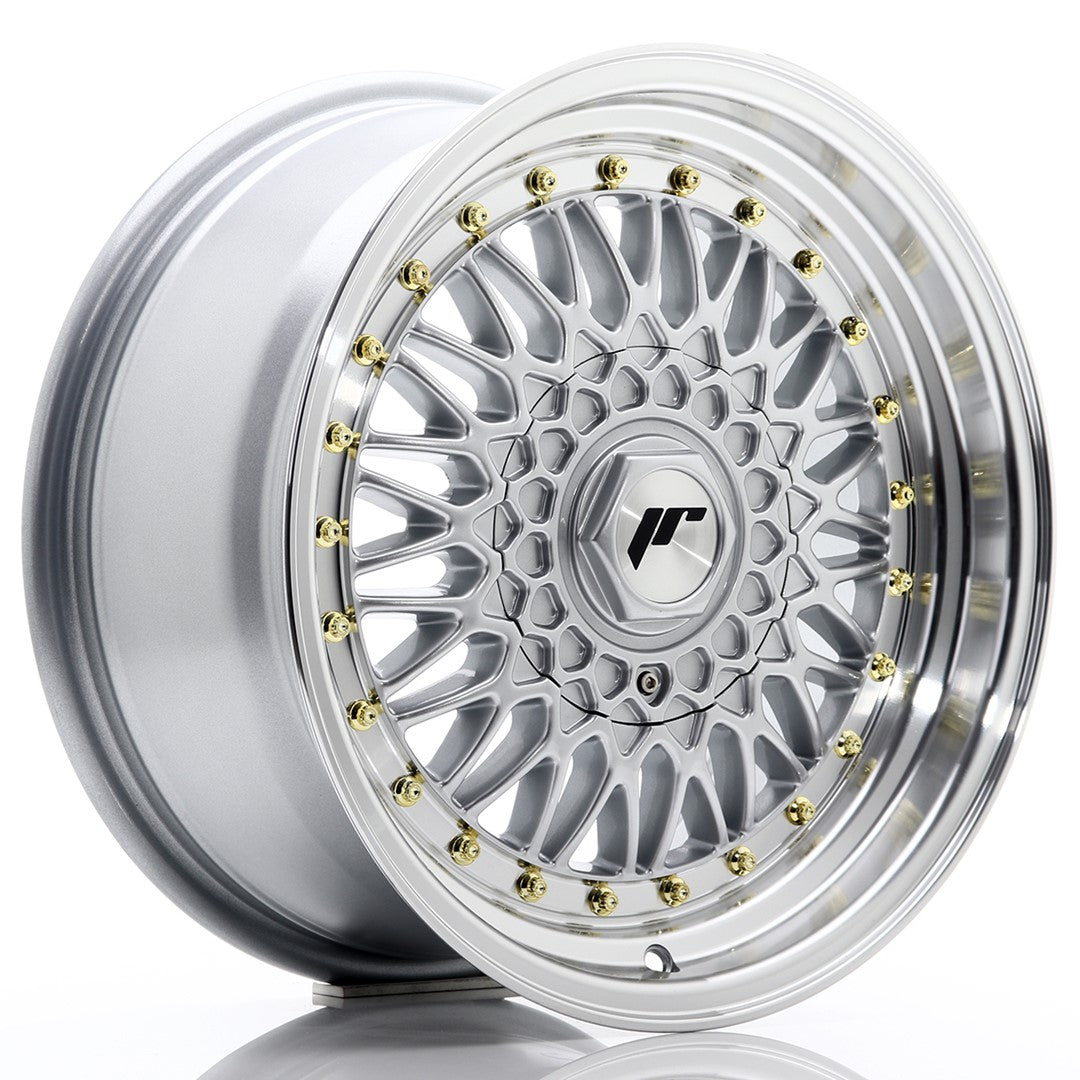 Jante Japan Racing JR9 R16 7.5J ET25 Argintiu cu Buze CNC - PCD Configurabil
