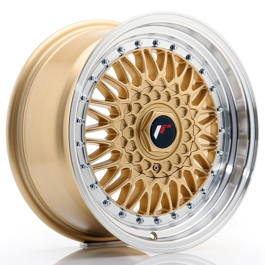 Jante Japan Racing JR9 R16 7.5J ET25 Auriu cu Buze CNC - PCD Configurabil