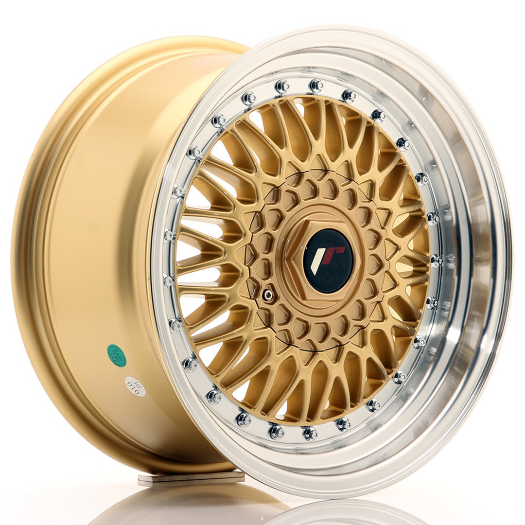 Jante Japan Racing JR9 R16 8J ET25 Auriu cu Buze CNC - PCD Configurabil