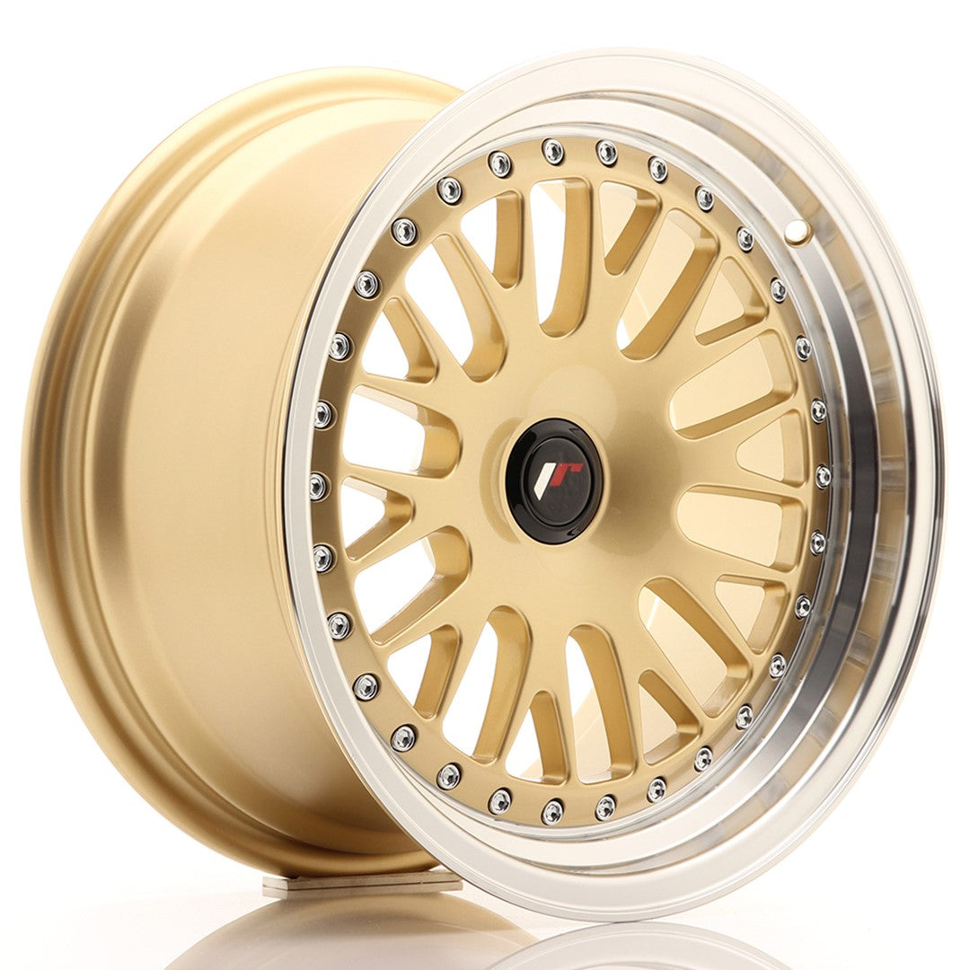 Jante Japan Racing JR10 R16 8J ET20 Auriu cu Buze CNC - PCD Configurabil