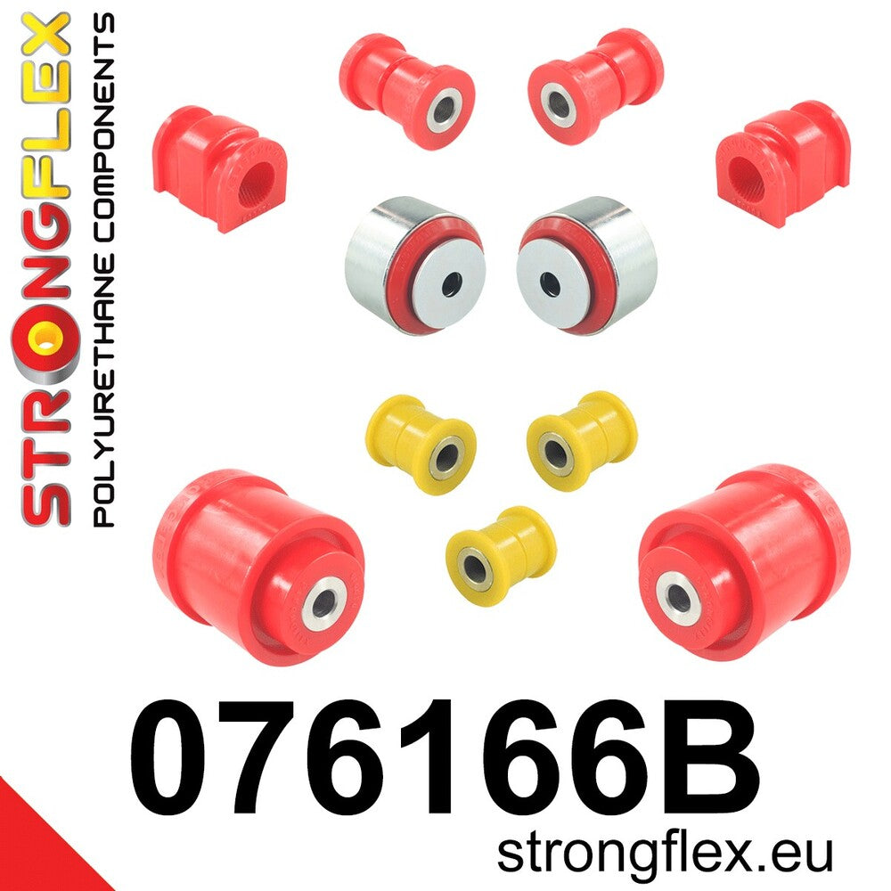 Kit complet bucse poliuretan Strongflex pentru suspensie - Ford Fiesta - 076166B