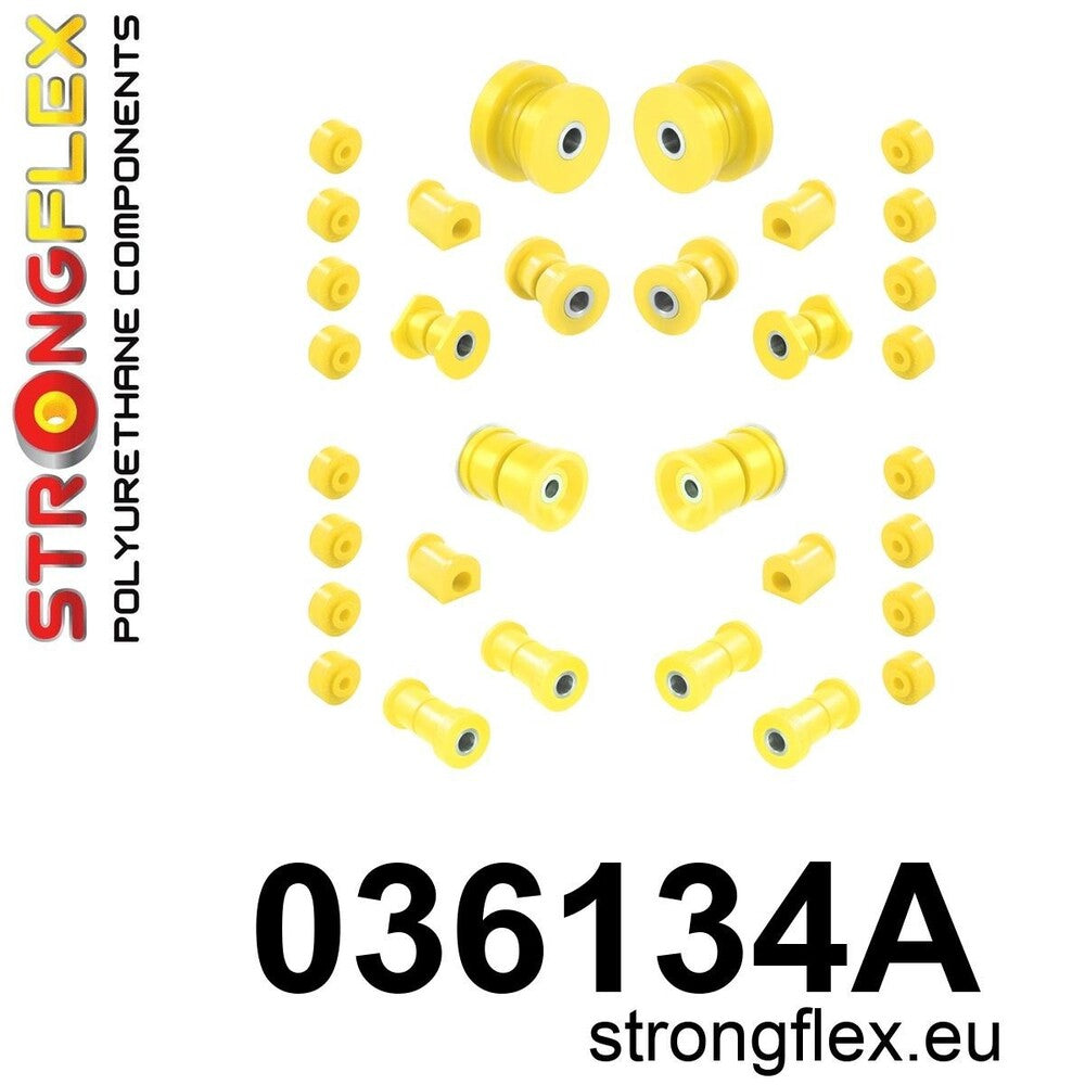 Kit complet bucse poliuretan Strongflex pentru suspensie SPORT - BMW Seria 5, Seria 6 - 036134A