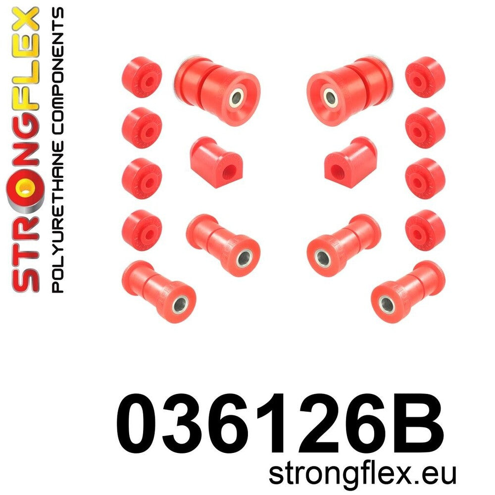 Kit bucse poliuretan Strongflex suspensie spate - BMW Seria 5, Seria 6 - 036126B