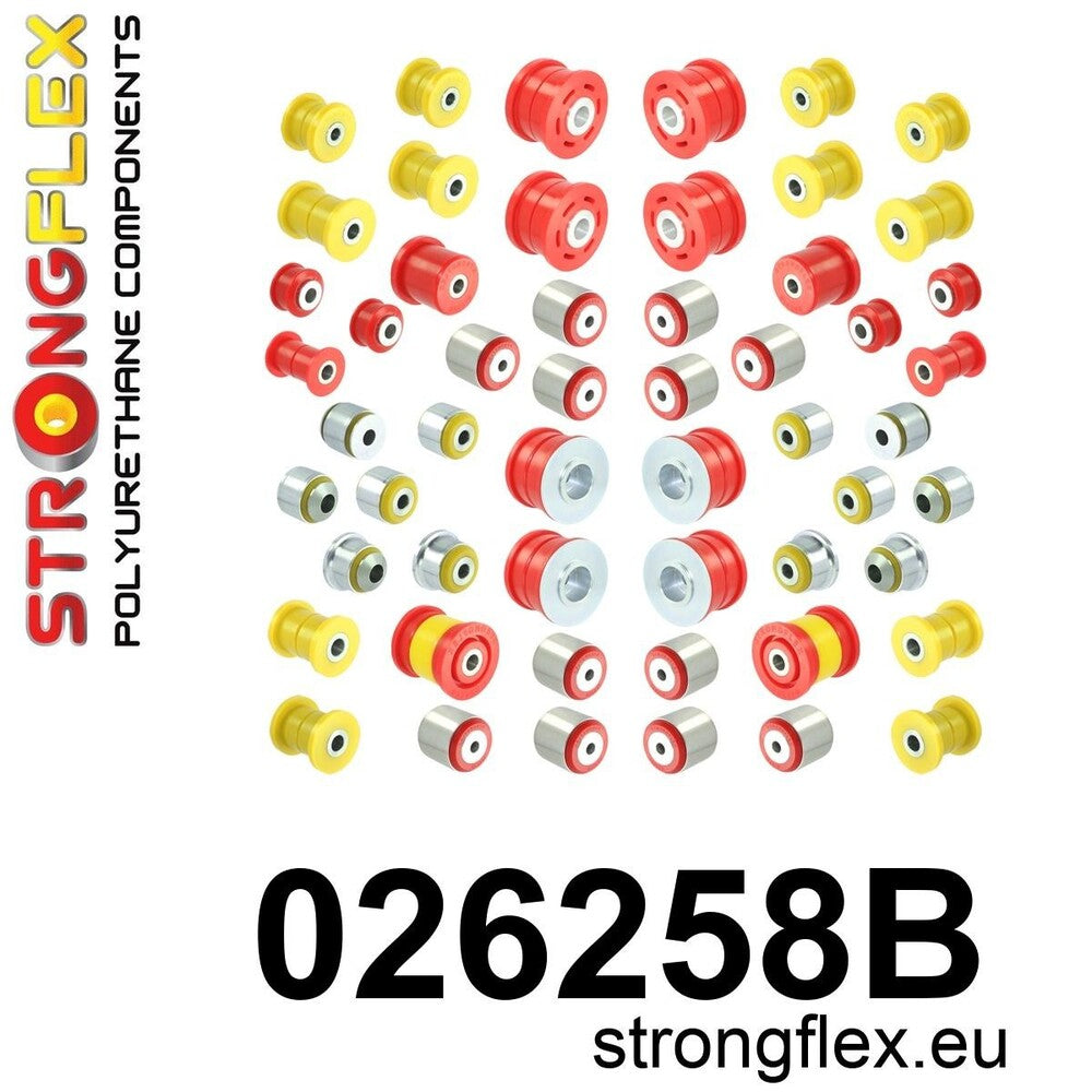Kit complet bucse poliuretan Strongflex pentru suspensie - Porsche Cayenne / Volkswagen Touareg - 026258B