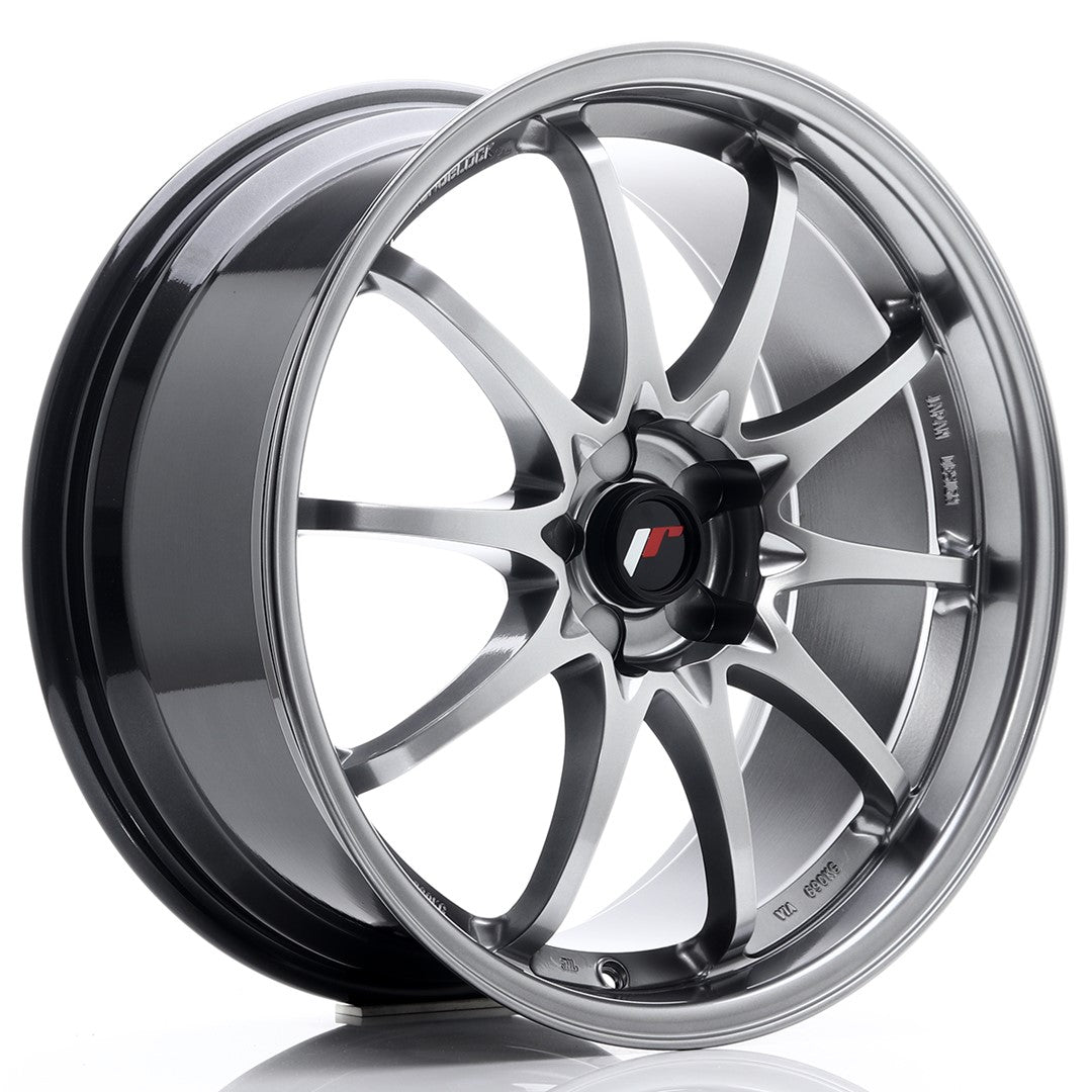 Jante Japan Racing JR5 R19 8.5J ET43 Negru Intens - PCD Configurabil
