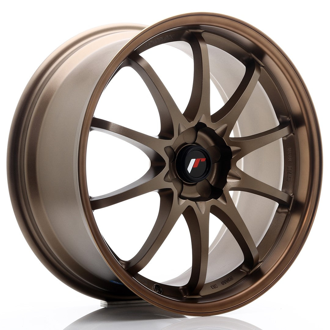 Jante Japan Racing JR5 R19 8.5J ET43 Bronz Anodizat Inchis - PCD Configurabil