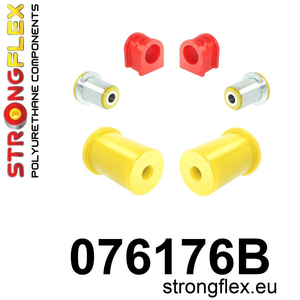 Kit bucse poliuretan Strongflex suspensie fata - Ford Mustang - 076176B