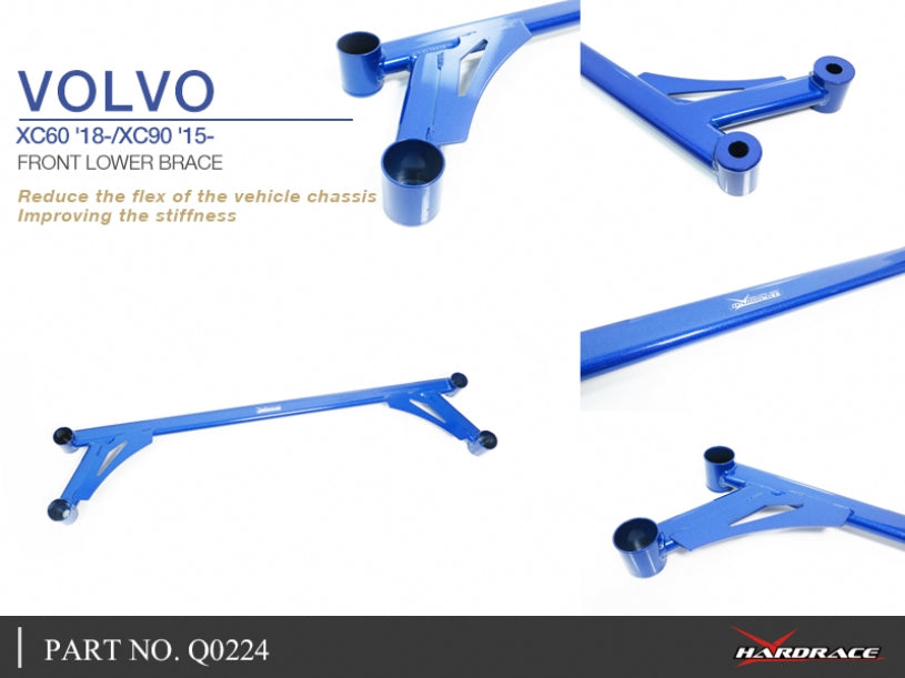 Bara rigidizare inferior fata Hardrace pentru Volvo XC60 / XC90 - Q0224