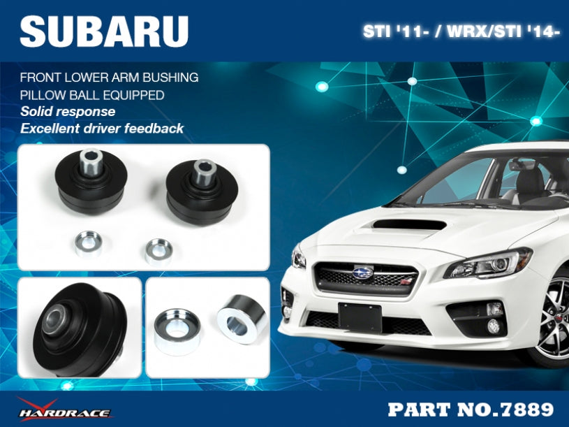 Set bucse brat suspensie inferior fata Hardrace pentru Subaru Impreza / WRX - 7889