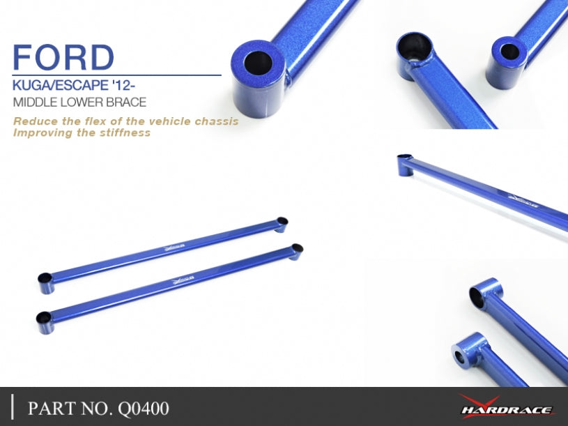 Bara rigidizare inferior central Hardrace pentru Ford Kuga - Q0400