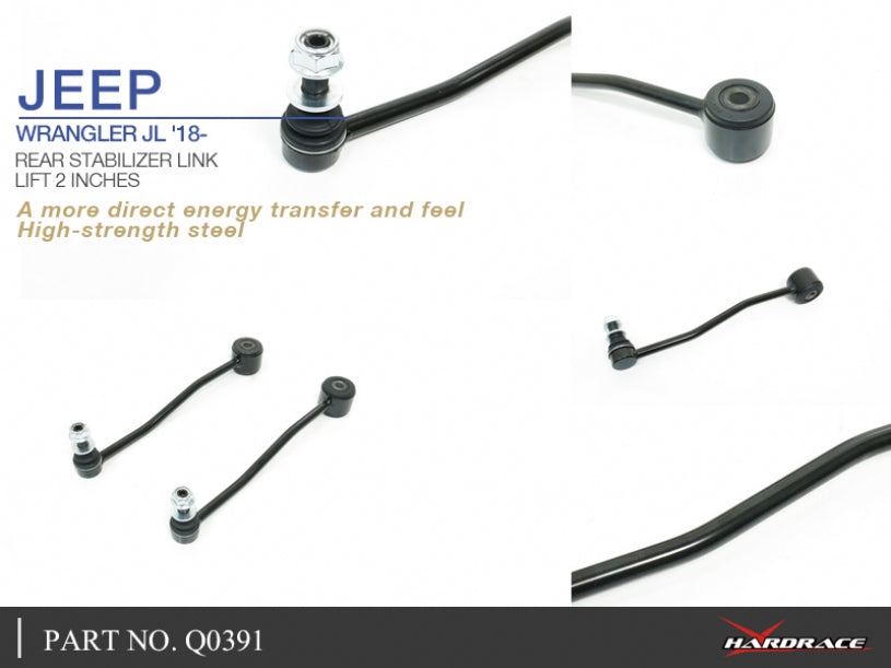 Bieleta antiruliu spate Hardrace pentru Jeep Wrangler - Q0391