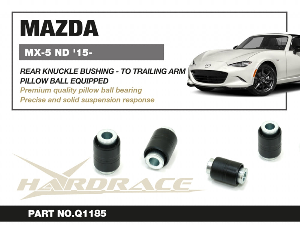 Set bucse fuzeta spate, spre bratele longitudinale Hardrace pentru Mazda MX-5 - Q1185
