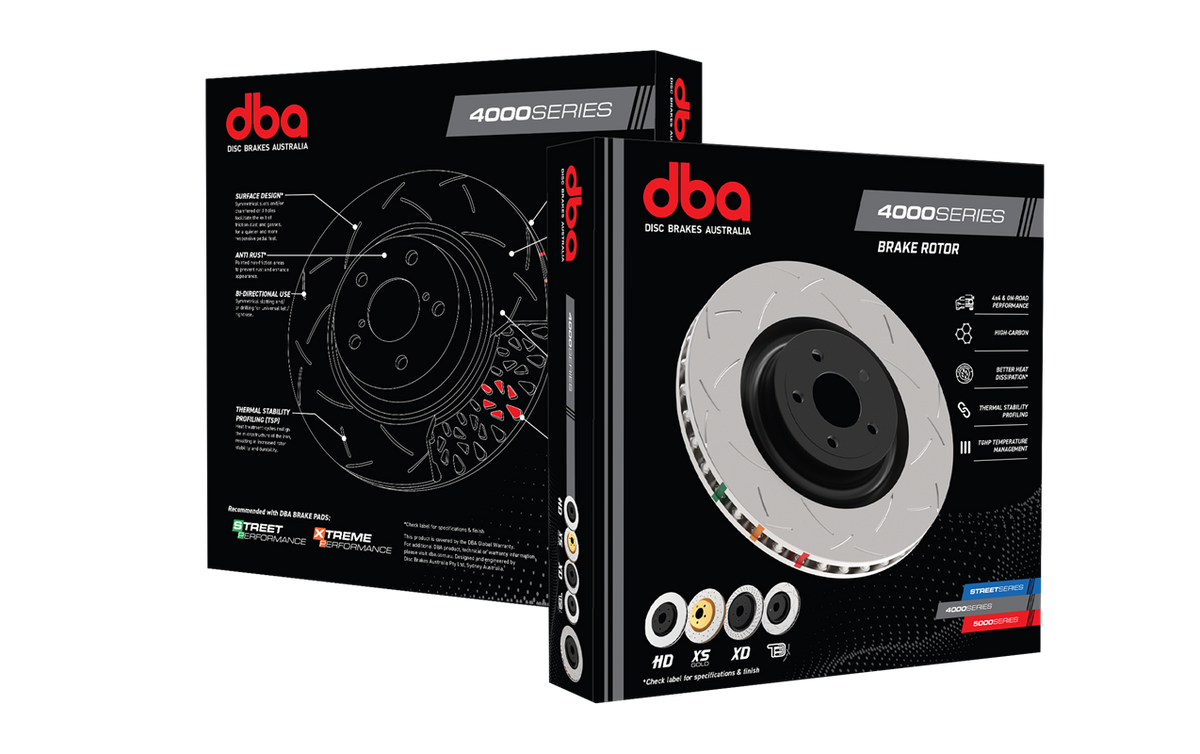 Placute Frana DBA Brake Kit 4000 Series T3 Slotted & Xtreme Performance (2x DBA42806S + DB1849XP) Fata DBA42806S-1849XP