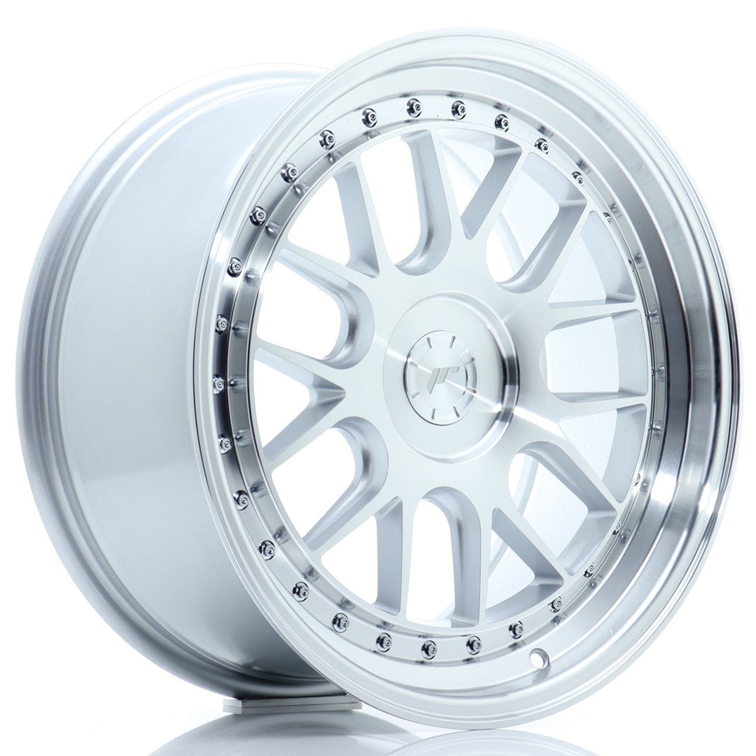 Jante Japan Racing JR40 R18 8.5J ET35 Argintiu cu Fata CNC - PCD Configurabil