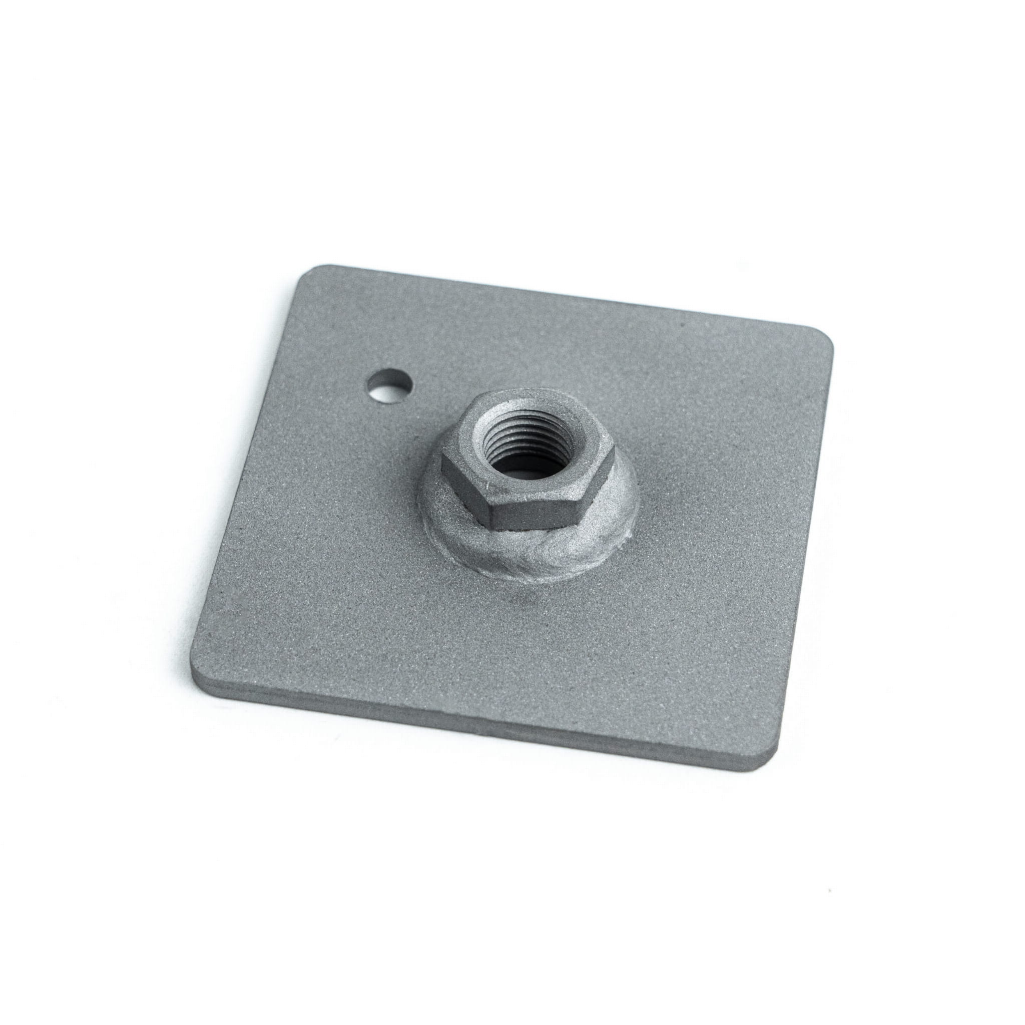 Placa fixare centuri siguranta FIA 65x65x3mm - Anexa J