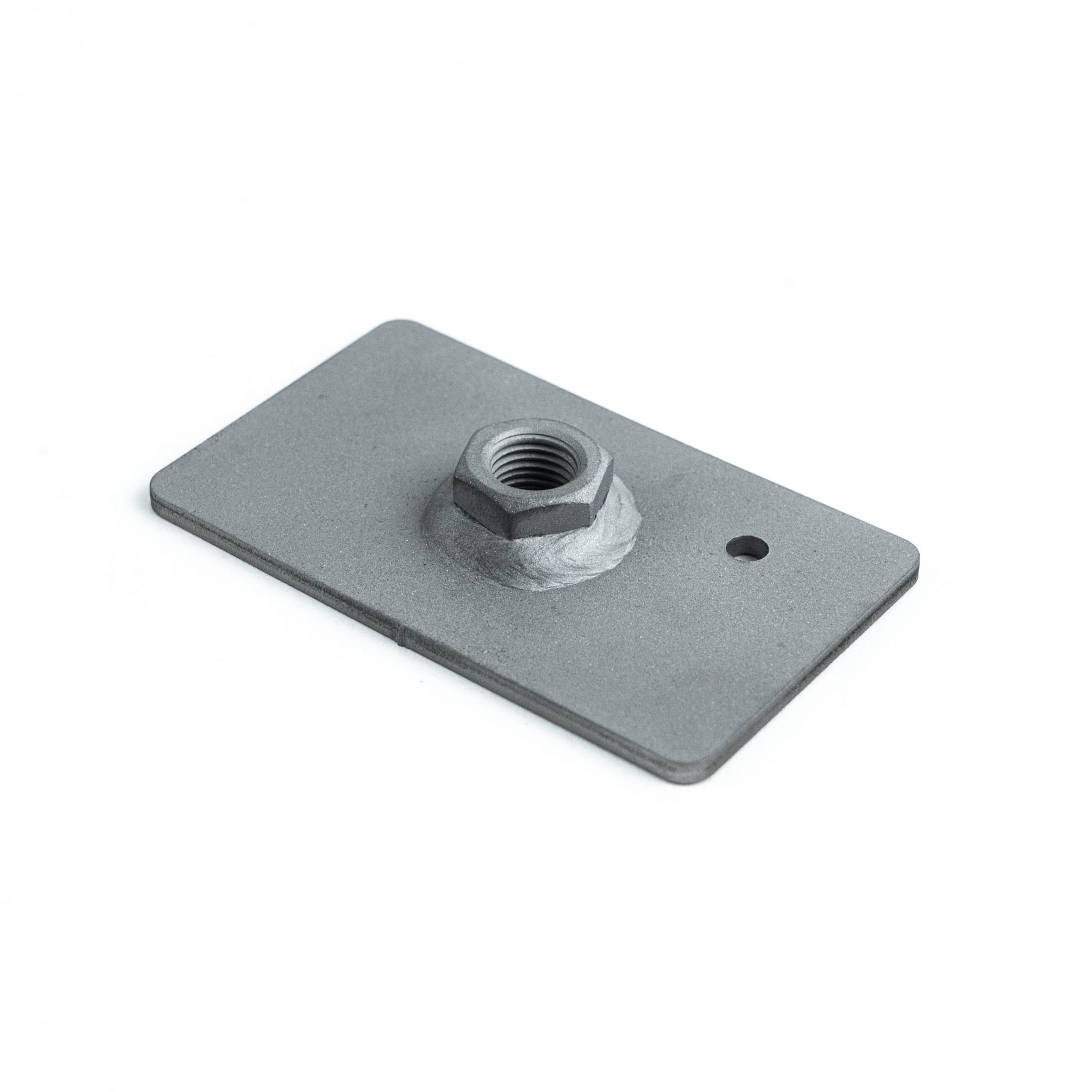 Placa fixare centuri siguranta FIA 83x50x3mm - Anexa J