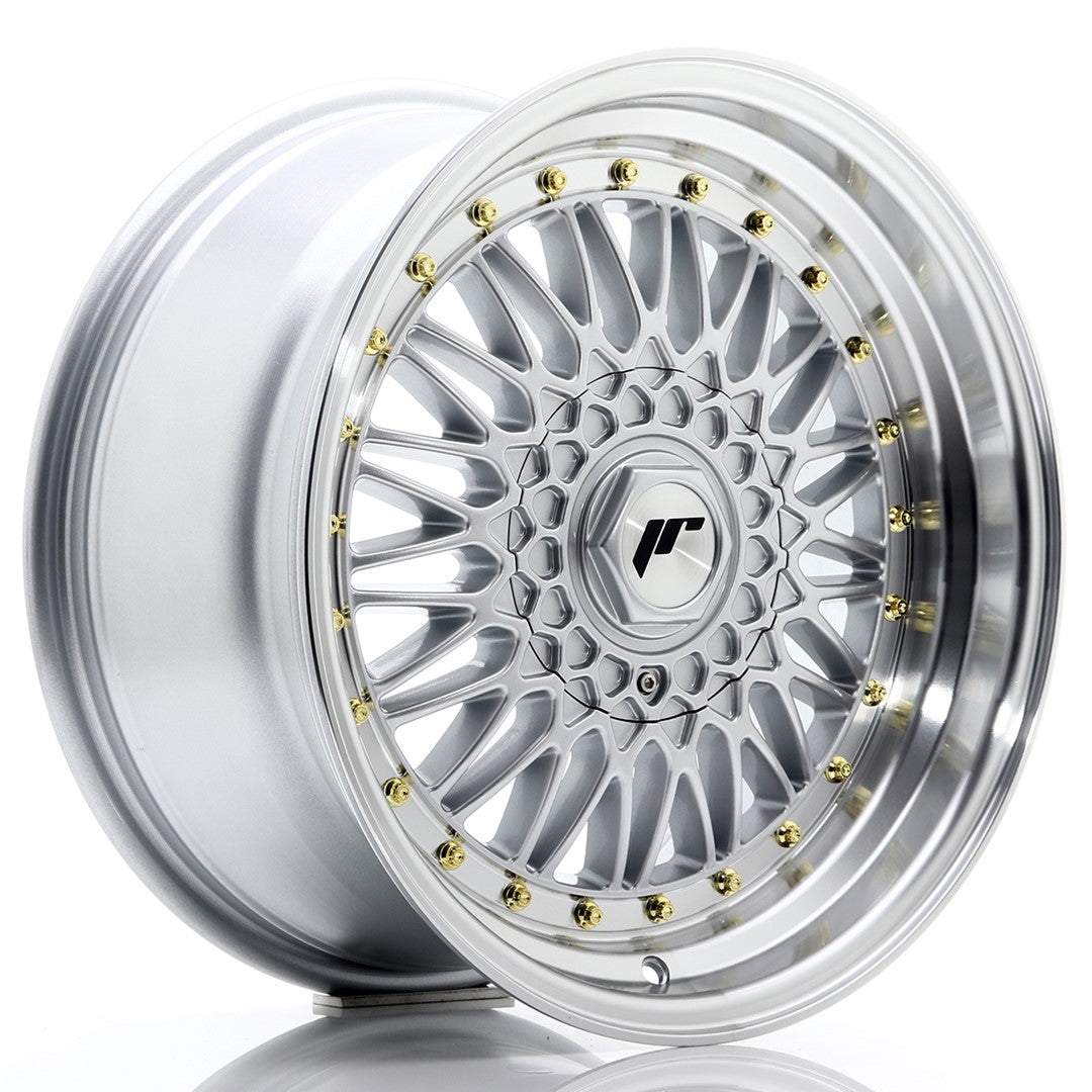 Jante Japan Racing JR9 R17 8.5J ET35 Argintiu cu Buze CNC - PCD Configurabil