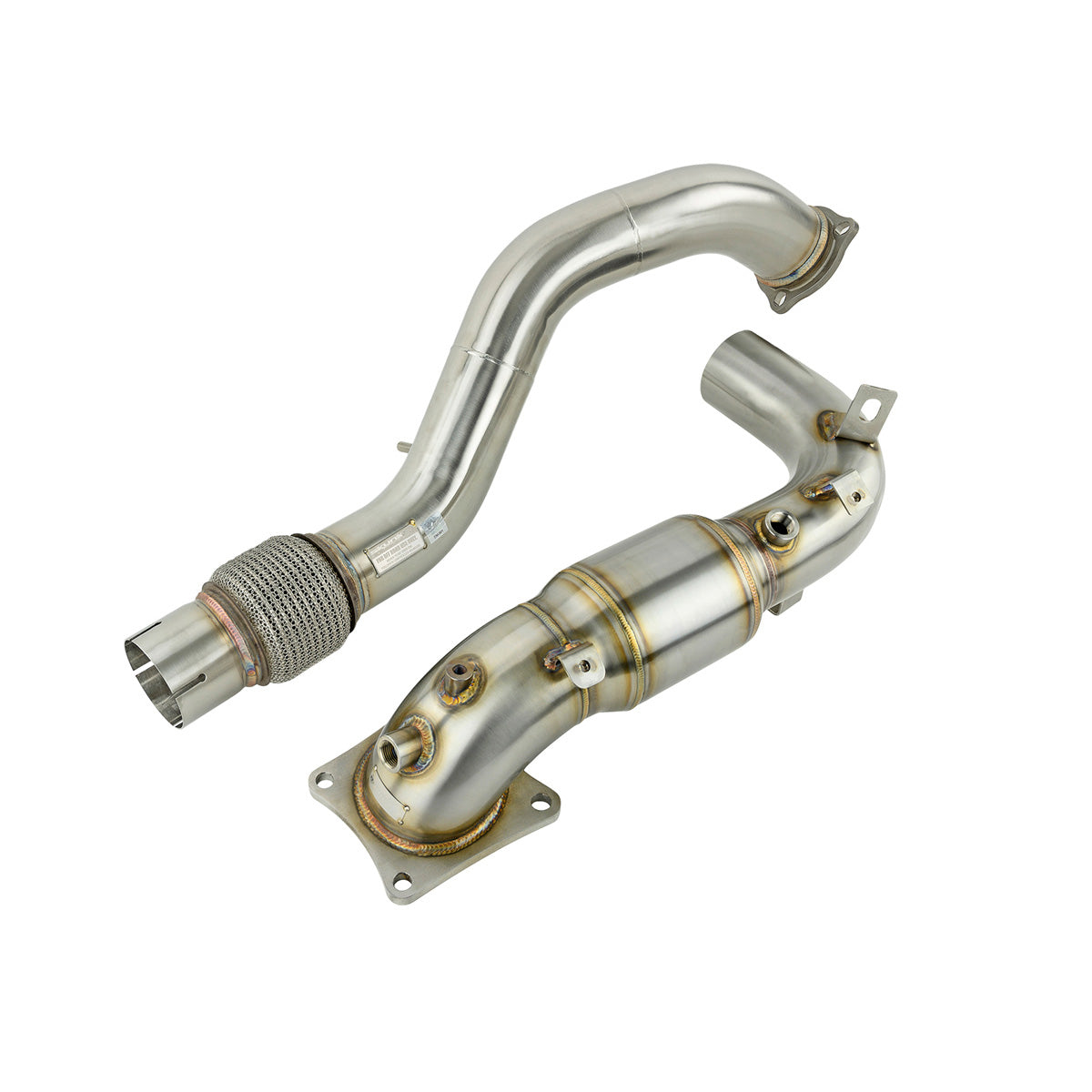 Downpipe Skunk2 Alpha de 76 mm cu catalizator pentru Honda Civic Type R FK8 2017-2021
