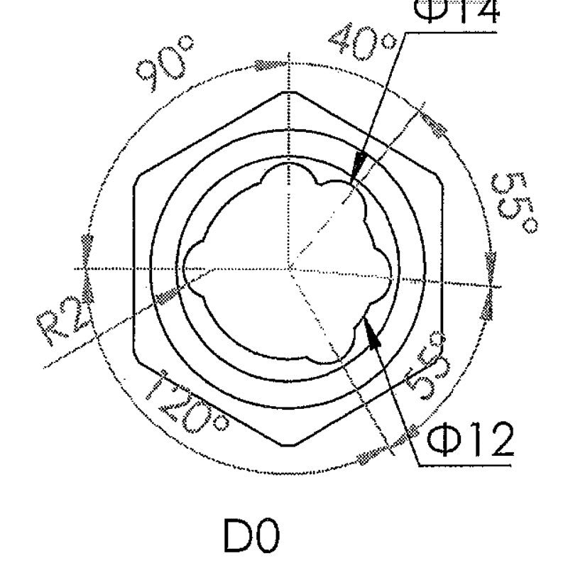 Cheie Montaj Japan Racing pentru Suruburi ATB1 (D0)