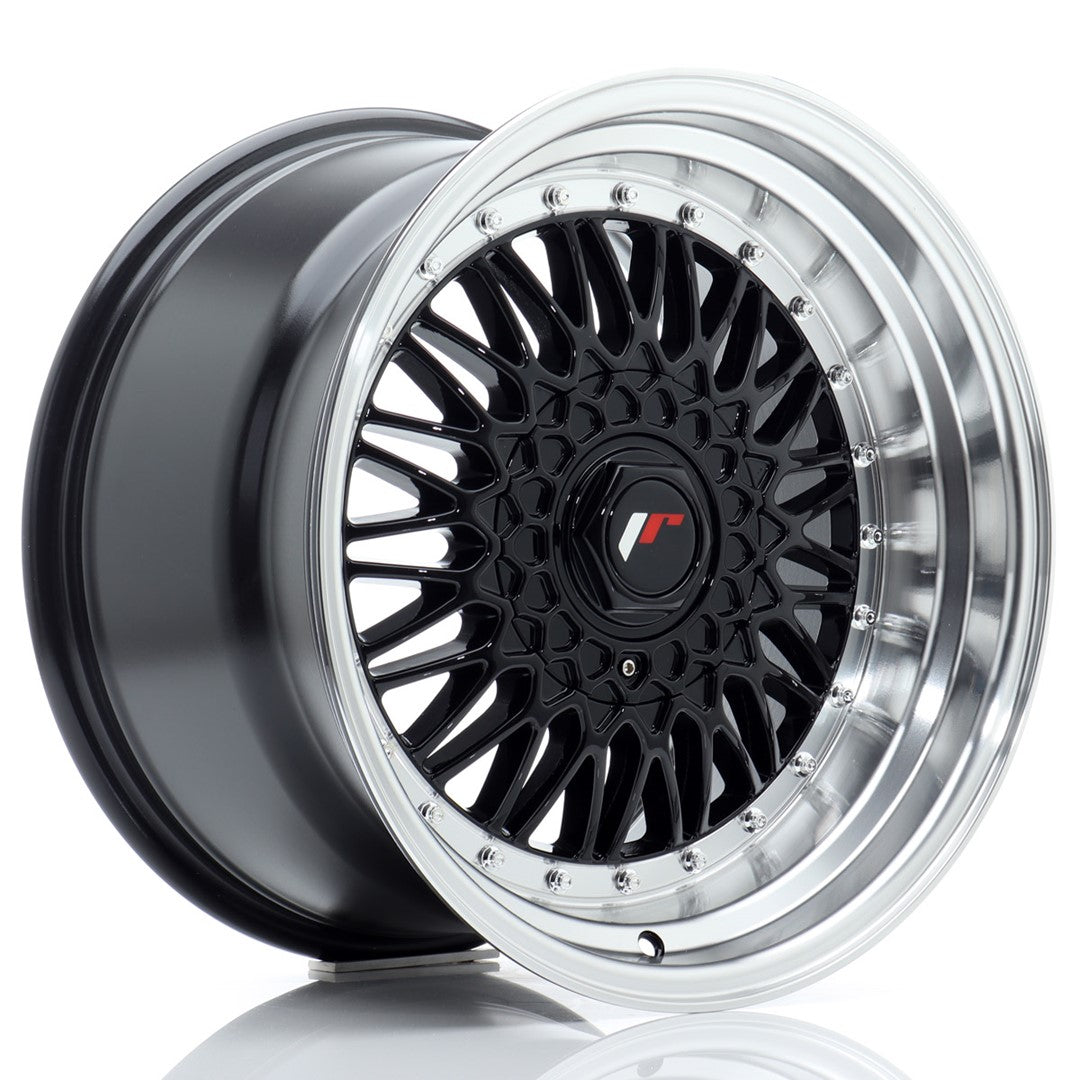 Jante Japan Racing JR9 R17 10J ET20 Negru Lucios cu Buze CNC - PCD Configurabil
