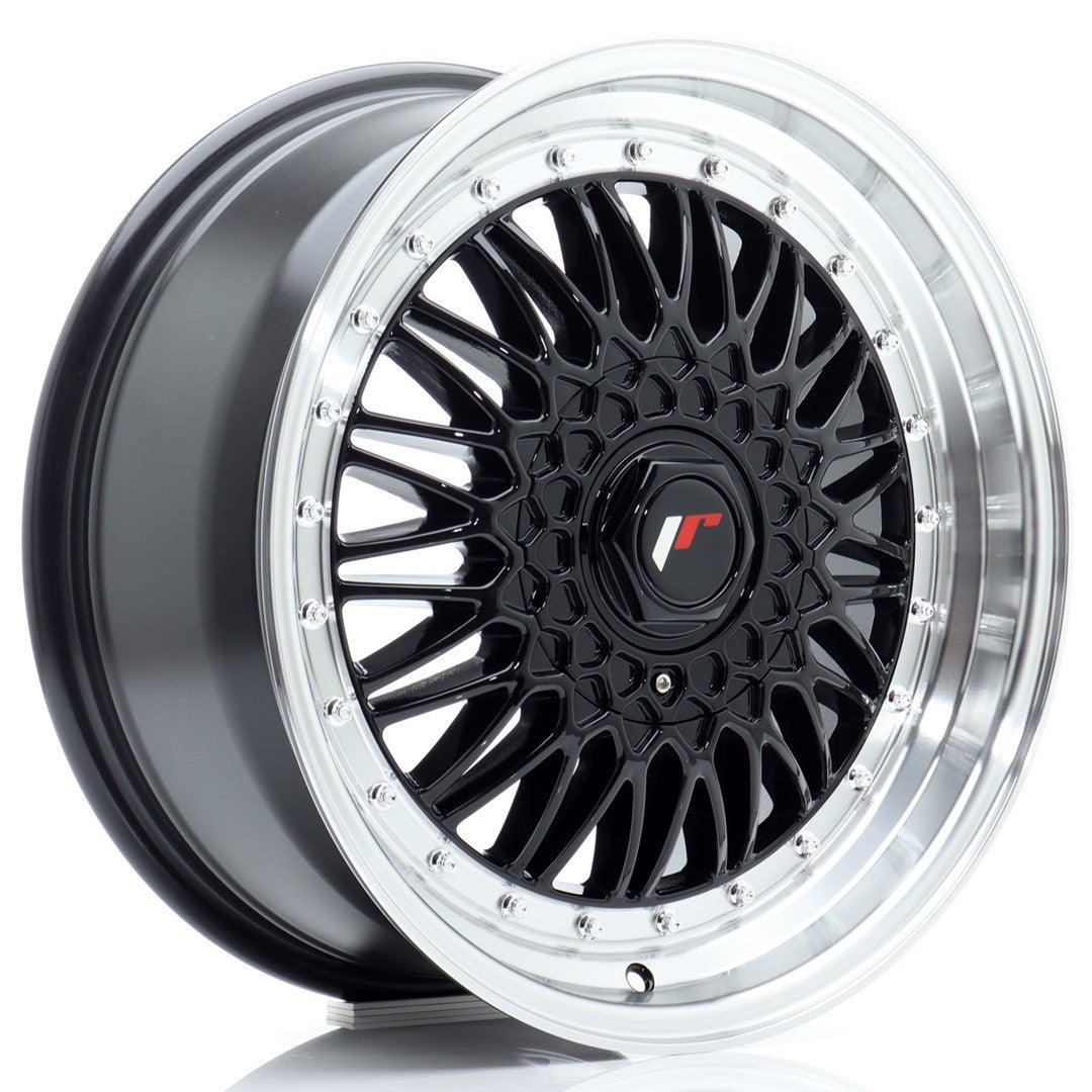 Jante Japan Racing JR9 R17 7.5J ET35 Negru Lucios cu Buze CNC - PCD Configurabil