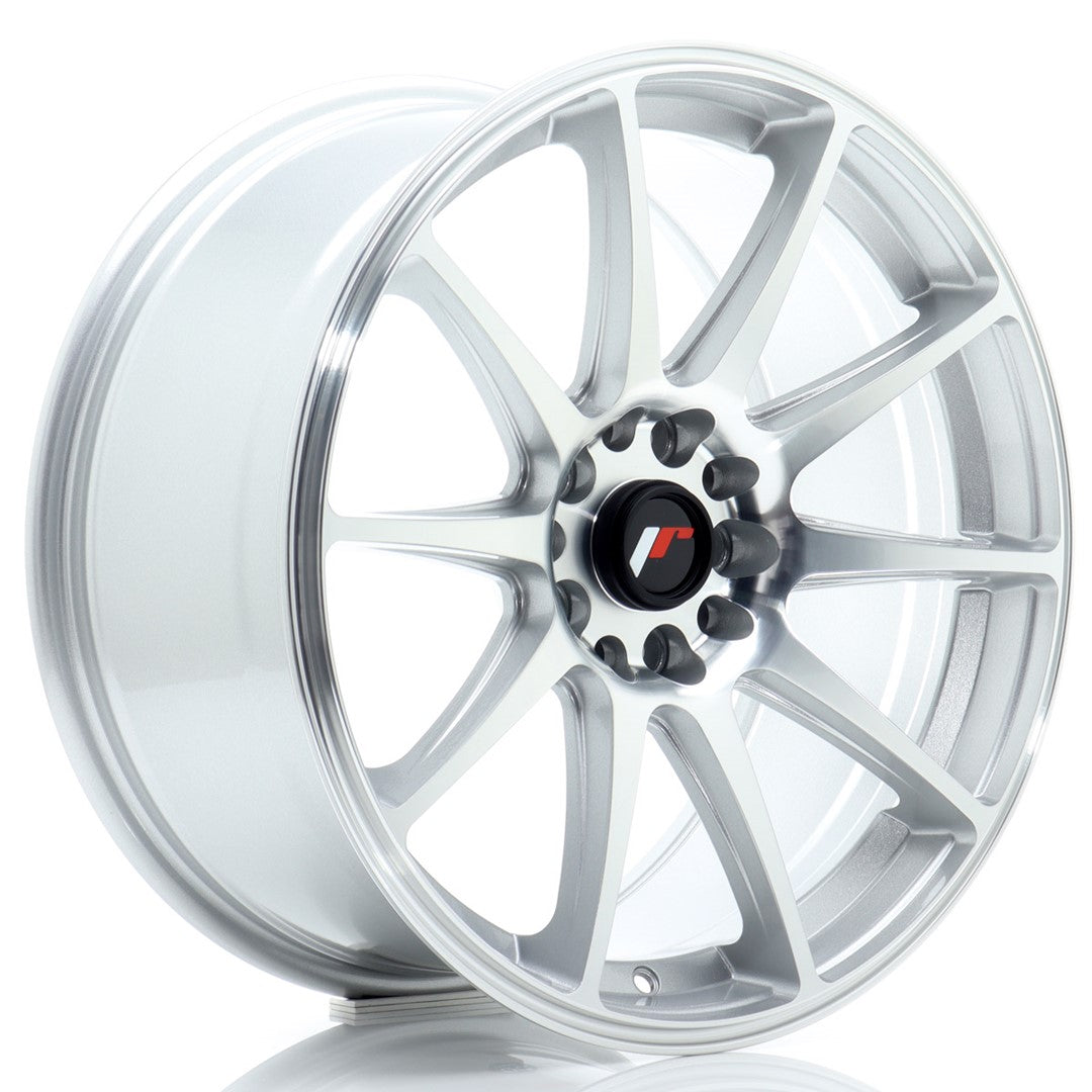 Jante Japan Racing JR11 R18 8.5J ET35 Argintiu cu Fata CNC - PCD Configurabil