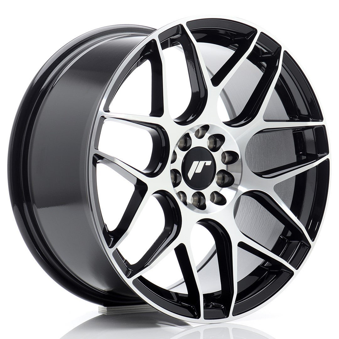 Jante Japan Racing JR18 R17 8J ET35 Negru cu Fata CNC - PCD Configurabil