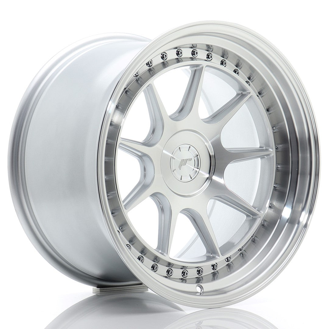 Jante Japan Racing JR47 R18 10.5J Argintiu cu Fata CNC - PCD Configurabil