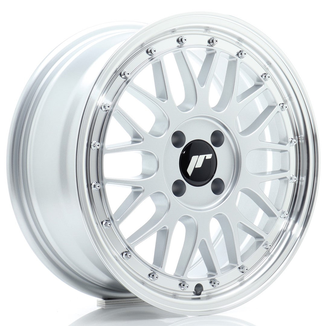 Jante Japan Racing JR23 16x7J 4x100 ET40 Argintiu Intens cu Buze CNC