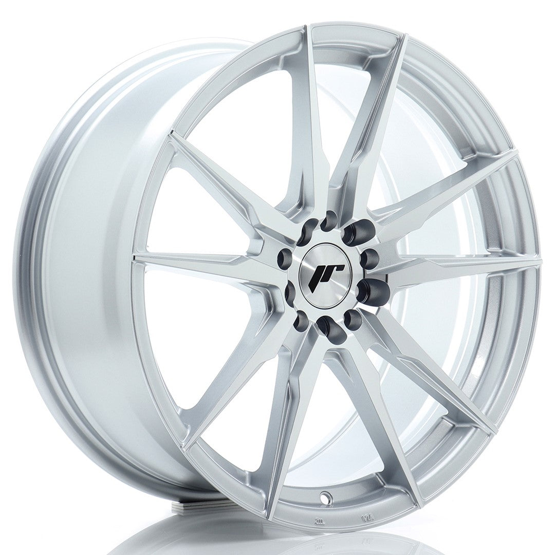 Jante Japan Racing JR21 R19 8.5J ET45 Argintiu cu Fata CNC - PCD Configurabil