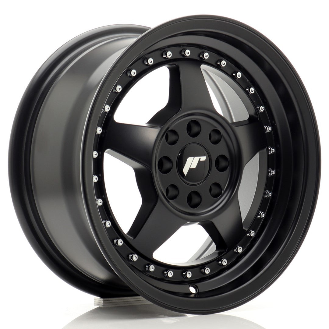 Jante Japan Racing JR6 R15 7J ET25 Negru Mat - PCD Configurabil