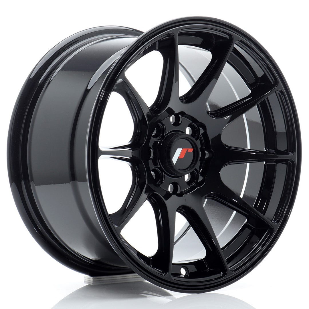 Jante Japan Racing JR11 R15 8J ET25 Negru Lucios - PCD Configurabil