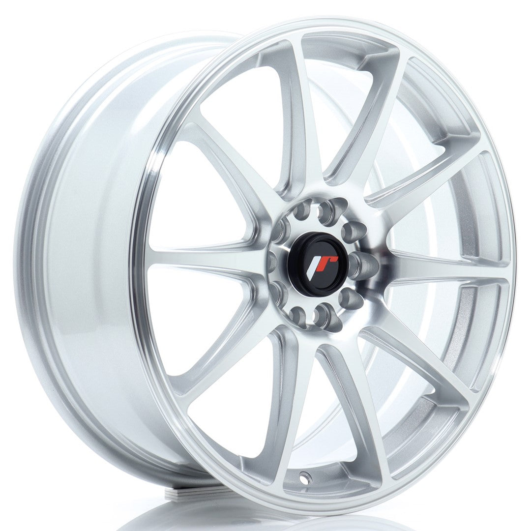 Jante Japan Racing JR11 R18 7.5J ET35 Argintiu cu Fata CNC - PCD Configurabil