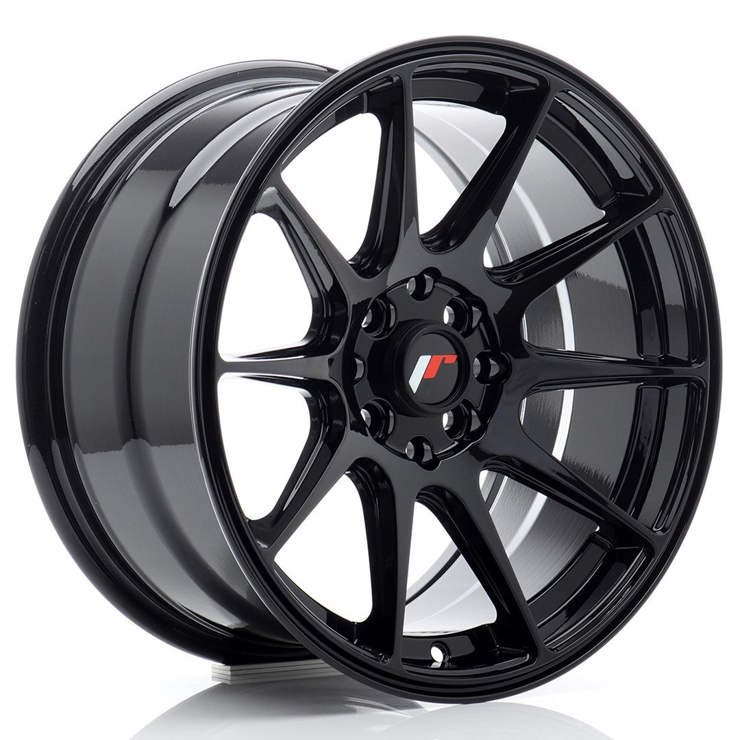 Jante Japan Racing JR11 R16 8J ET25 Negru Lucios - PCD Configurabil