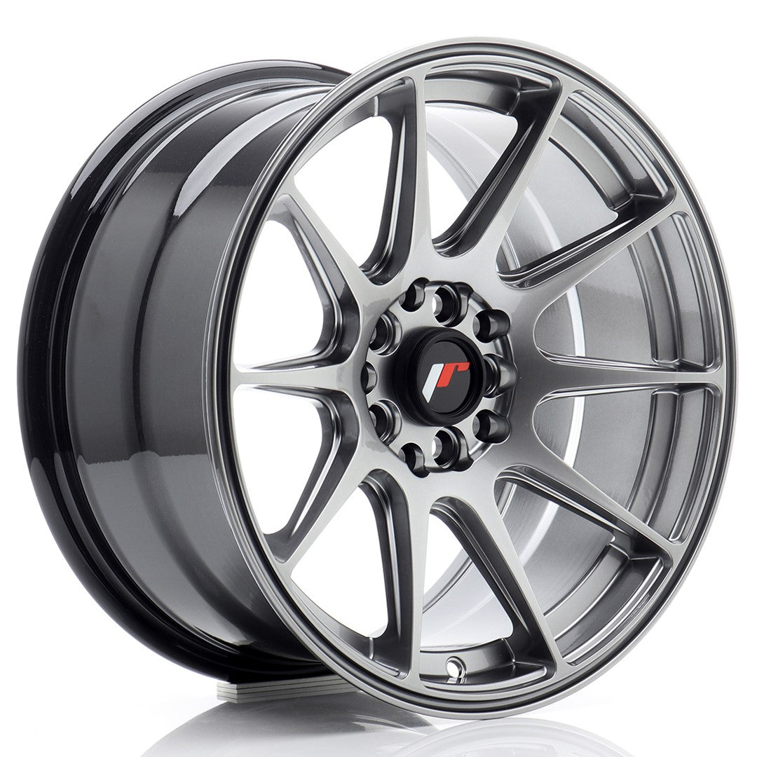 Jante Japan Racing JR11 R16 8J ET25 Negru Intens - PCD Configurabil