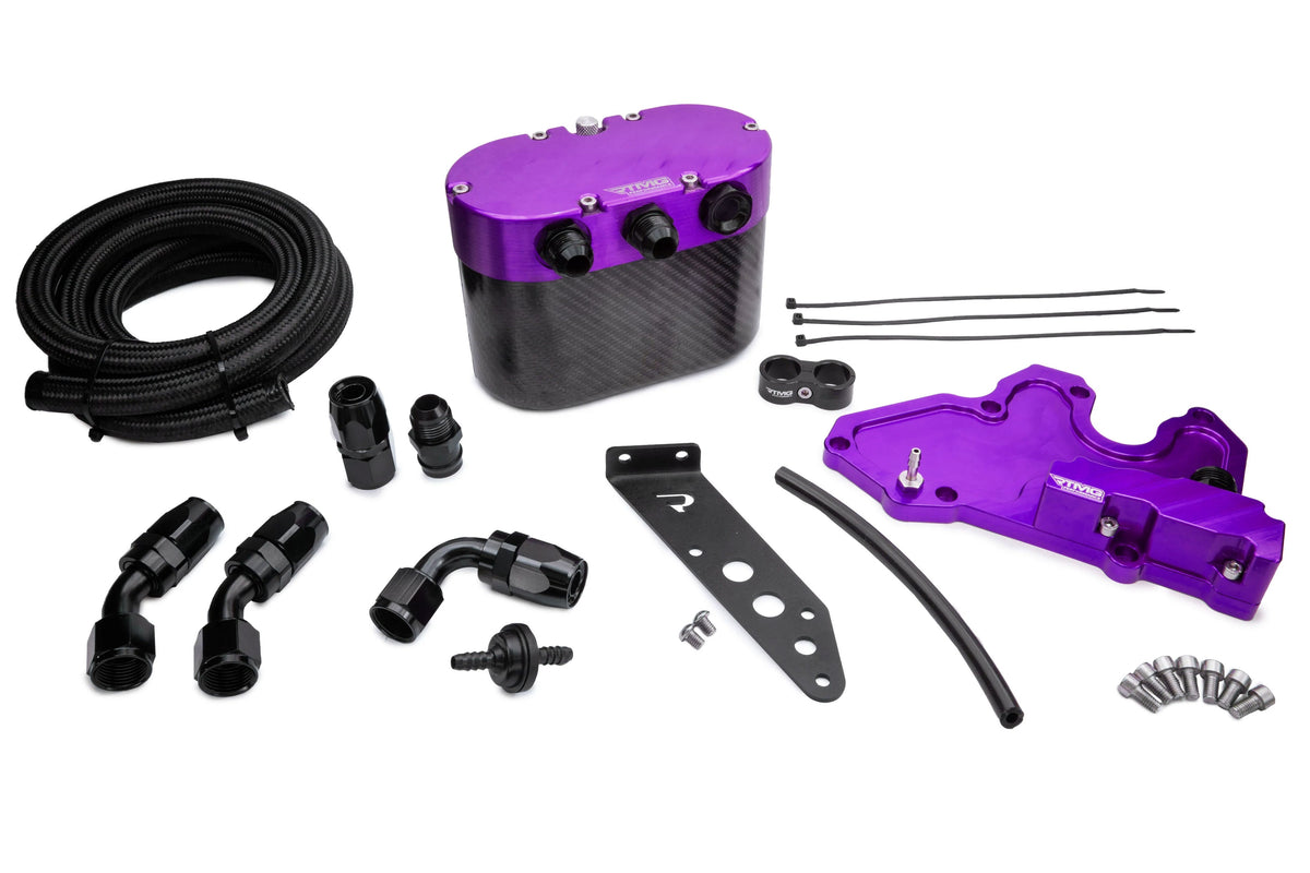 Kit Recuperator Ulei Carbon RTMG Performance pentru 2.0 TSI EA888 Gen 4, Golf 8 R